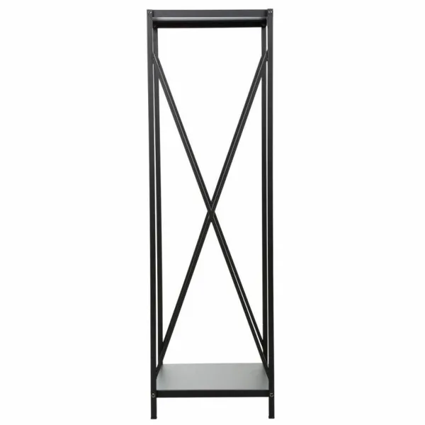 Baļķu Statīvs Alexandra House Living Melns Dzelzs 34 x 111 x 34 cm