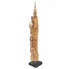Decorative Figure Alexandra House Living Brown 7 x 76 x 12 cm