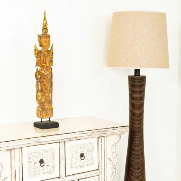 Decorative Figure Alexandra House Living Brown 7 x 76 x 12 cm
