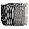 Fotelis Alexandra House Living Balta Juoda 50 x 40 x 50 cm