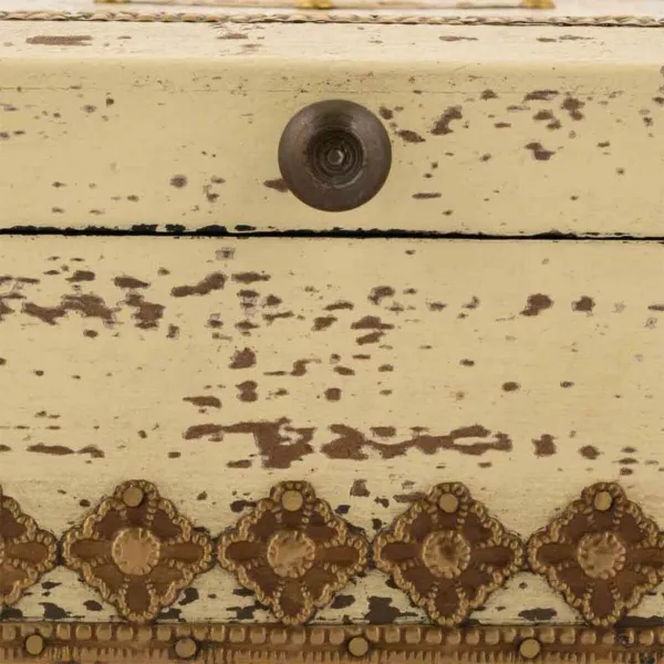 Шкатулка Alexandra House Living Кремовый Древесина манго 18 x 9 x 33 cm