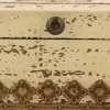 Lādīte Alexandra House Living Krēmkrāsa Mango koks 18 x 9 x 33 cm