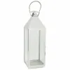 Lantern Alexandra House Living Silver Glass Stainless steel 23 x 72 x 24 cm
