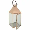 Фонарь Alexandra House Living Varš Stikls Nerūsējošais tērauds 28 x 66 x 29 cm