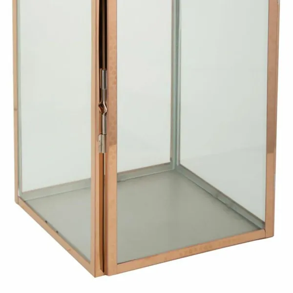 Фонарь Alexandra House Living Varš Stikls Nerūsējošais tērauds 28 x 66 x 29 cm