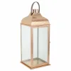 Фонарь Alexandra House Living Varš Stikls Nerūsējošais tērauds 29 x 70 x 29 cm