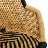atzveltnes krēsls Alexandra House Living Melns Dabisks 46 x 89 x 63 cm