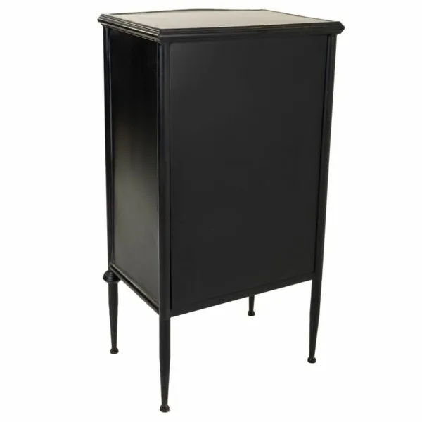 Naktsskapītis Alexandra House Living Melns 36 x 86 x 46 cm