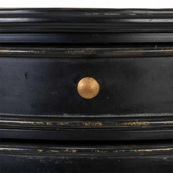 Ночной столик Alexandra House Living Чёрный 36 x 86 x 46 cm