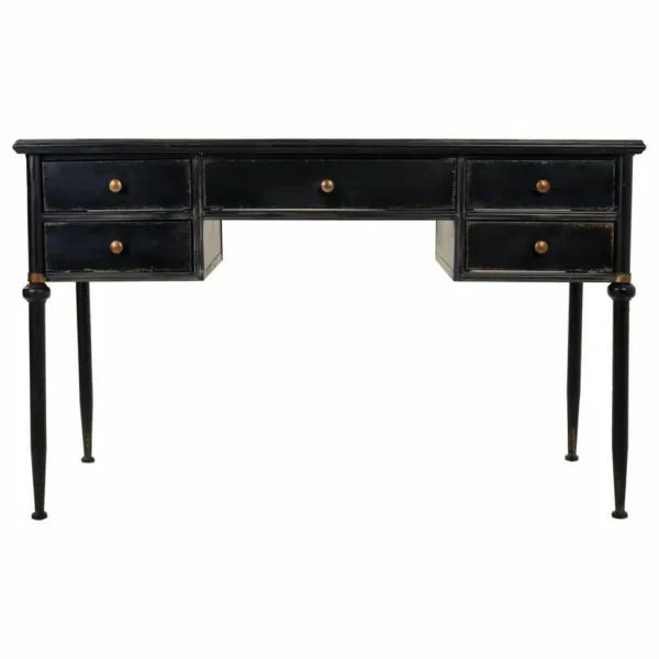 rakstāmgalds Alexandra House Living Melns Metāls 75 x 75 x 122 cm
