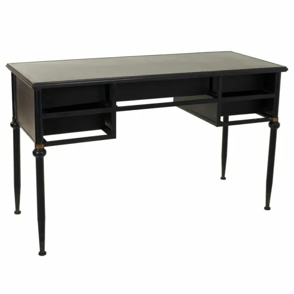 rakstāmgalds Alexandra House Living Melns Metāls 75 x 75 x 122 cm