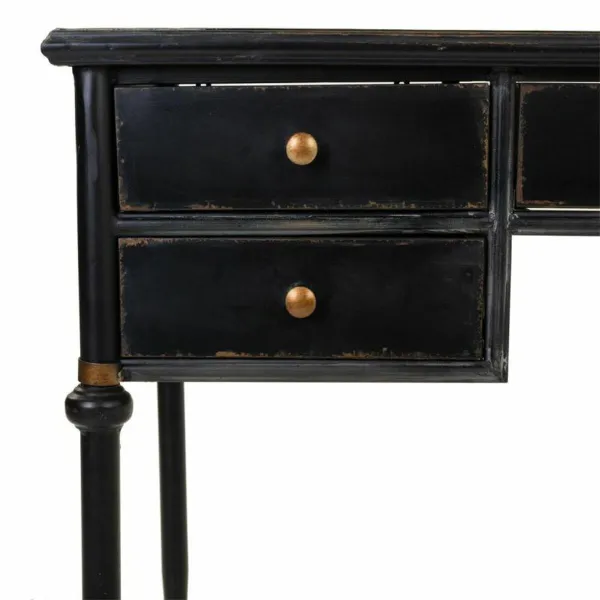 rakstāmgalds Alexandra House Living Melns Metāls 75 x 75 x 122 cm