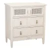 Lipasto Alexandra House Living Harmaa Pinkki Rottinki Kuusi Puu MDF 36 x 70 x 65 cm