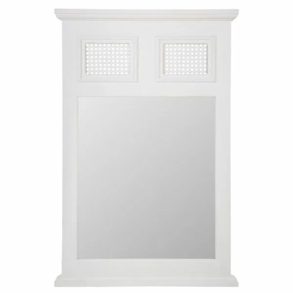 Wall mirror Alexandra House Living Grey Pink 90 x 4 x 60 cm Rectangular