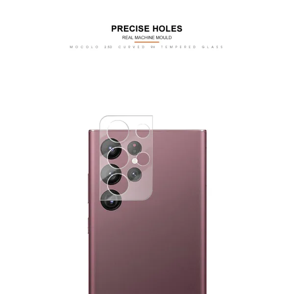 Mocolo Silk Camera Lens Glass - Protective Glass for Samsung Galaxy S22 Ultra camera lens