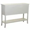 Sideboard Alexandra House Living Grey Glass Fir wood 37 x 91 x 121 cm