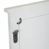 Sienas spogulis Alexandra House Living Pelēks 70 x 4 x 50 cm Taisnstūra