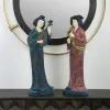 Decorative Figure Alexandra House Living Oriental Music 16 x 60 x 21 cm