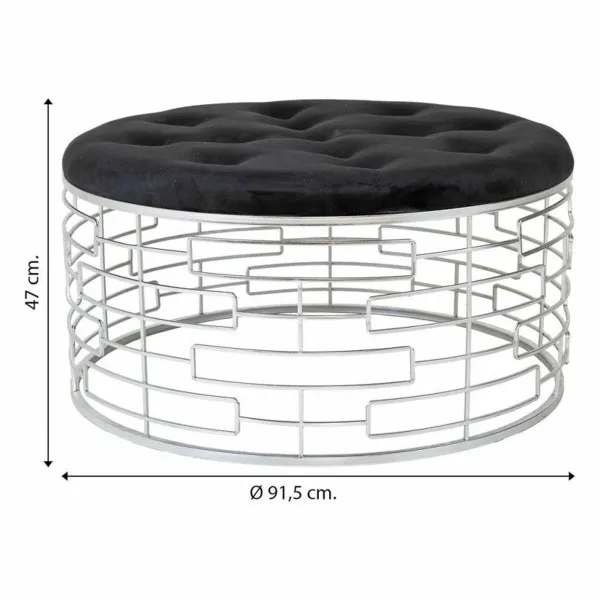 Taburetė Alexandra House Living Auksas Metalinis Kempinė Medžio MDF 91 x 47 x 91 cm
