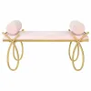 Taburete Alexandra House Living Zelts Metāls Sūklis Koks MDF 49 x 53 x 112 cm