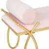 Taburete Alexandra House Living Zelts Metāls Sūklis Koks MDF 49 x 53 x 112 cm