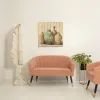 Planter Alexandra House Living Black Golden Metal 23 x 60 x 23 cm With support