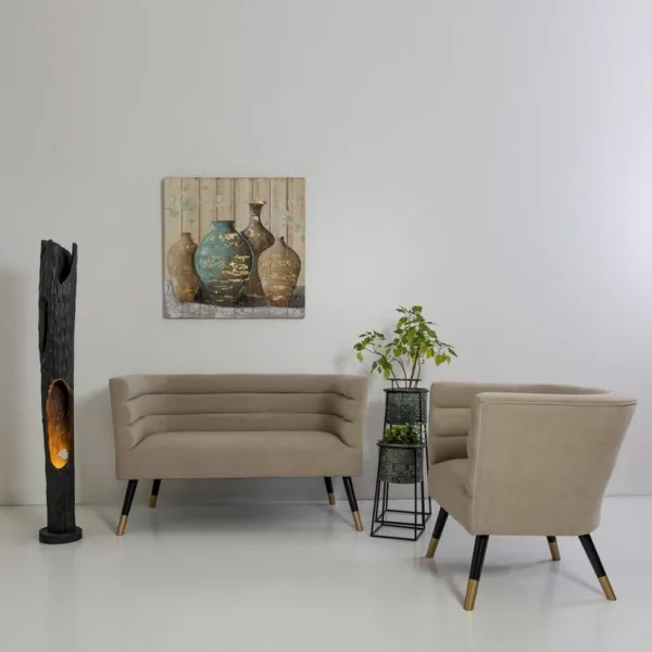 Набор кашпо Alexandra House Living Синий Чёрный Металл 23 x 45 x 23 cm 26 x 70 x 26 cm 2 Предметы