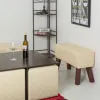 Taburetė Alexandra House Living PVC Medžio MDF 30 x 47 x 72 cm