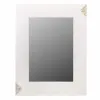 Sienas spogulis Alexandra House Living Balts Stikls Koks MDF 2 x 90 x 70 cm