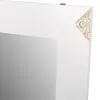 Wall mirror Alexandra House Living White Glass MDF Wood 2 x 90 x 70 cm