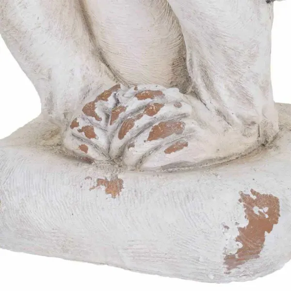 Dekoratyvinė figūrėlė Alexandra House Living Balta Beždžionė 35 x 58 x 36 cm