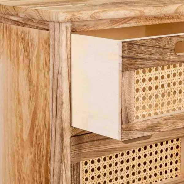 Komoda Alexandra House Living Cukranendrių žirklės Paulovnijos mediena 29 x 75 x 35 cm
