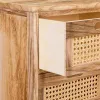 Тумба с ящиками Alexandra House Living тростник Древесина павловнии 29 x 75 x 35 cm