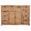 Sideboard Alexandra House Living Paolownia wood 33 x 78 x 113 cm