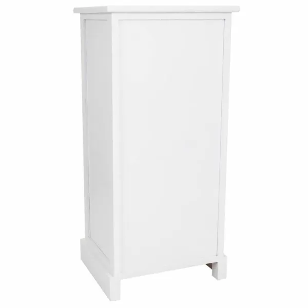 Kumode Alexandra House Living Balts Nūja Paulovnijas koks Koks MDF 29 x 75 x 35 cm