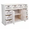 Bufete Alexandra House Living Balts Paulovnijas koks Koks MDF 33 x 78 x 113 cm