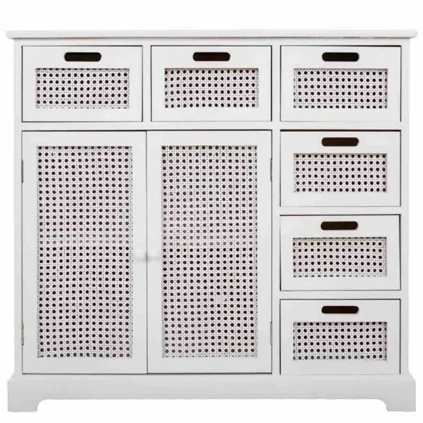 Устройство Alexandra House Living Белый Древесина павловнии Деревянный MDF 33 x 78 x 86 cm