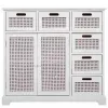 Indauja Alexandra House Living Balta Paulovnijos mediena Medžio MDF 33 x 78 x 86 cm