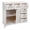 Bufete Alexandra House Living Balts Paulovnijas koks Koks MDF 33 x 78 x 86 cm