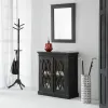 Skrybėlių stovas Alexandra House Living Riešutas 44 x 184 x 44 cm