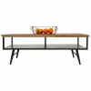 Centrālais galds Alexandra House Living Brūns Pelēks Metāls Mango koks 65 x 44 x 125 cm