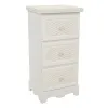 Nightstand Alexandra House Living White Cream 26 x 60 x 31 cm