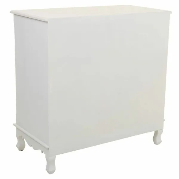 Komoda Alexandra House Living Balta Kreminė Metalinis pušis Medžio MDF 40 x 81 x 80 cm