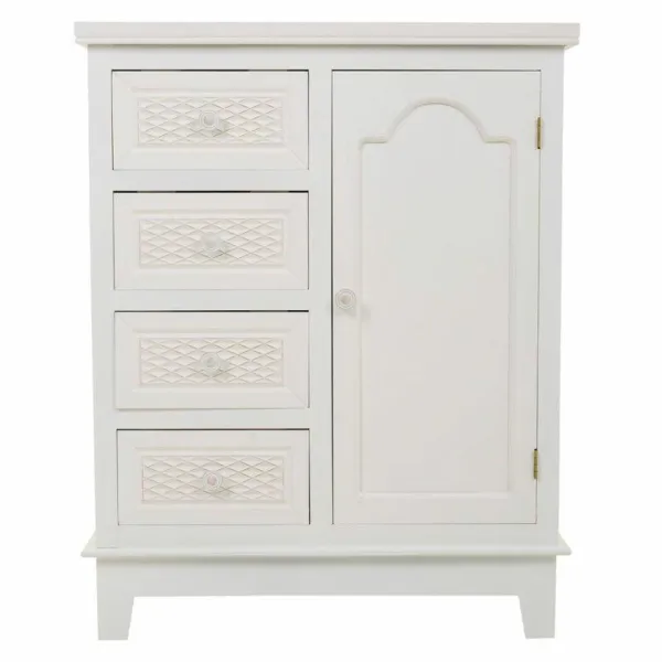 Мебель для прихожей Alexandra House Living Белый Кремовый 32 x 84 x 66 cm