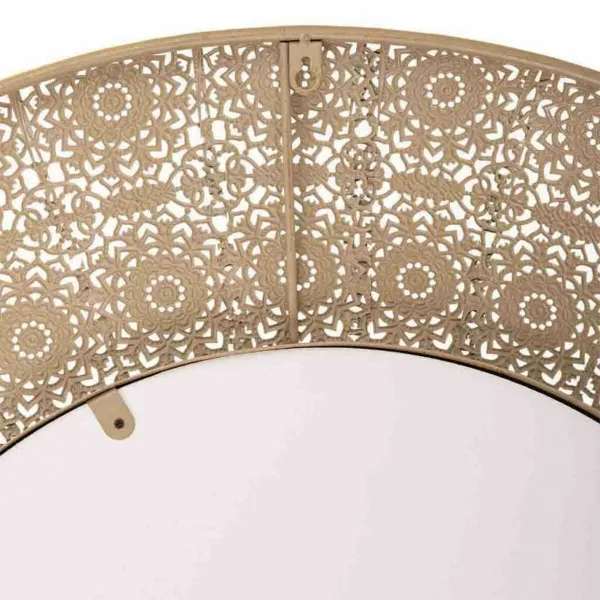 Sienas spogulis Alexandra House Living Bronza 4 x 83 x 83 cm Apļi