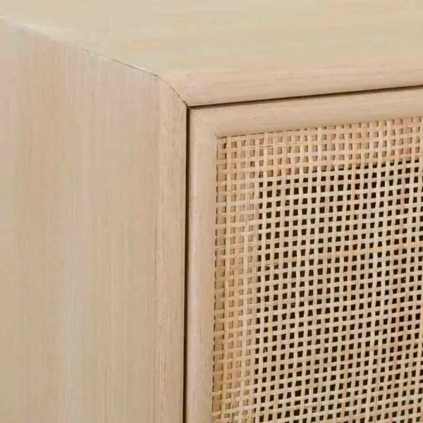 Cupboard Alexandra House Living Natural MDF Wood 37 x 101 x 80 cm