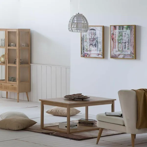Centre Table Alexandra House Living Natural MDF Wood 46 x 60 x 120 cm