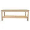Centre Table Alexandra House Living Natural MDF Wood 46 x 60 x 120 cm