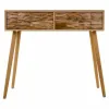 Hall Table with Drawers Alexandra House Living Natural 43 x 79 x 87 cm