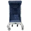 Armchair Alexandra House Living White 90 x 160 x 90 cm Upholstery
